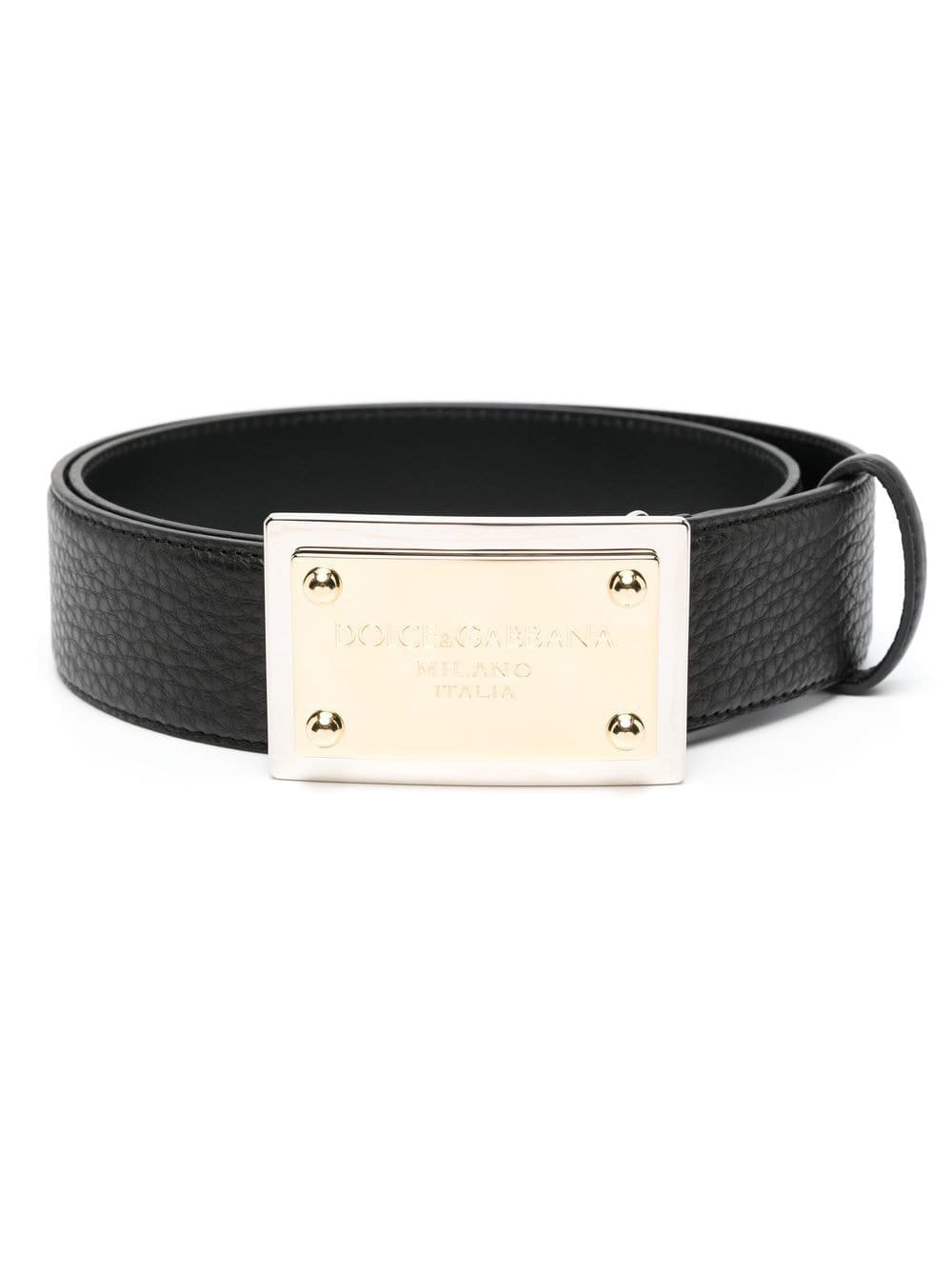 Louis Vuitton buckled leather belt