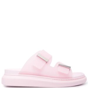 Alexander McQueen double-strap flat slides