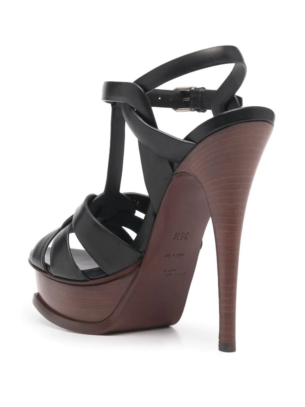 Saint Laurent Tribute platform sandals - Image 3