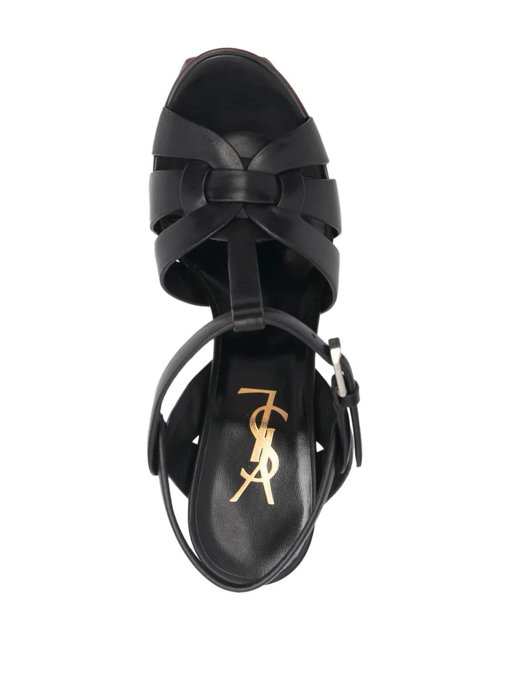 Saint Laurent Tribute platform sandals - Image 4