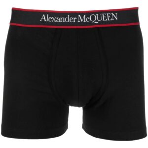 Alexander McQueen logo-waistband boxer shorts