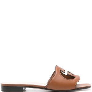 Gucci  Interlocking G leather sandals