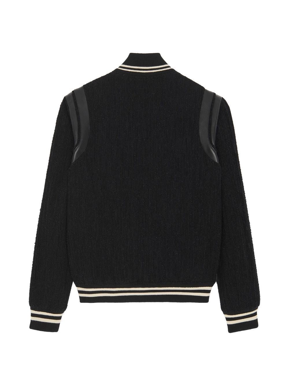 Saint Laurent Teddy 2Bandes varsity jacket - Image 2