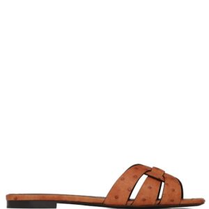 Saint Laurent spotted leather sandals