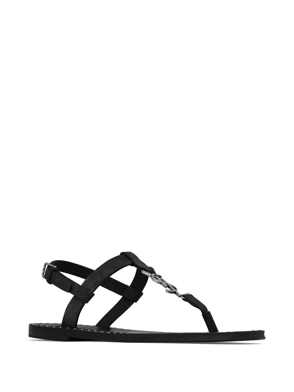 Saint Laurent Cassandra logo-plaque sandals - Image 2