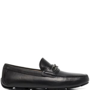 Ferragamo  Gancini-buckle leather loafers