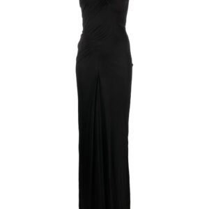 Saint Laurent one-shoulder maxi dress