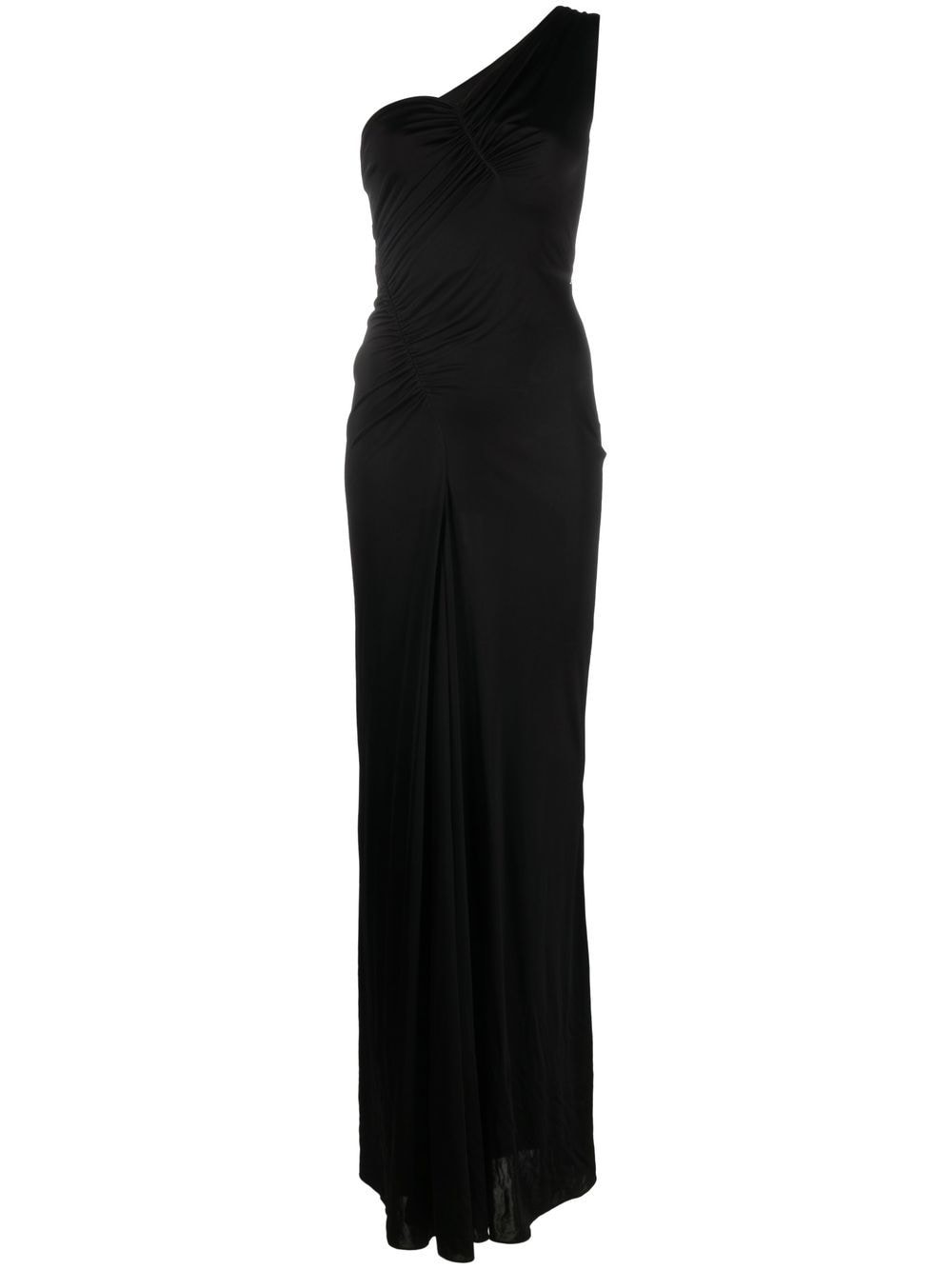 Saint Laurent one-shoulder maxi dress