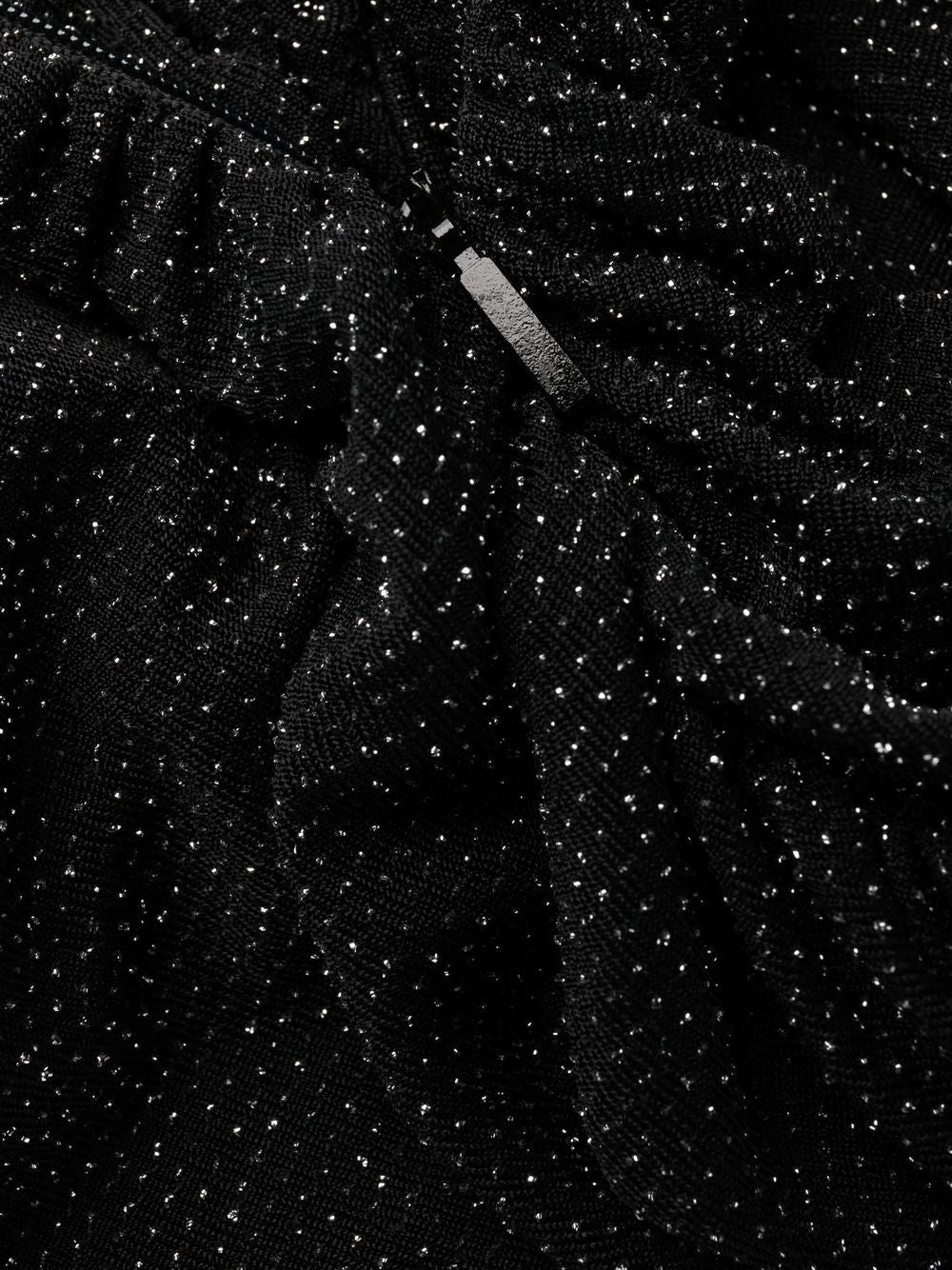 Saint Laurent glittery draped-back mini dress - Image 6