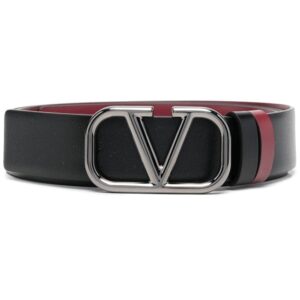 Louis Vuitton V-Logo reversible leather belt