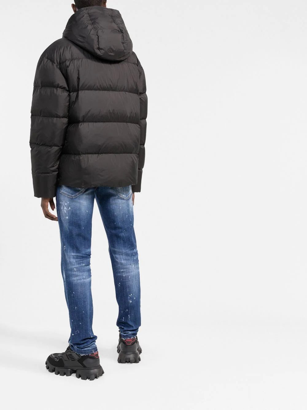 Dsquared2 distressed paint splattered jeans - Image 4