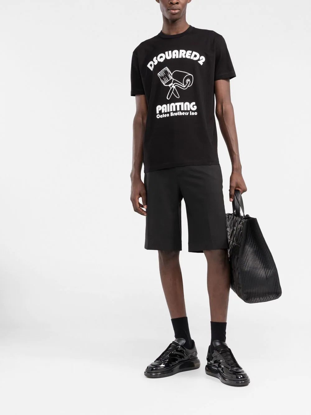 Dsquared2 graphic-print cotton T-shirt - Image 2