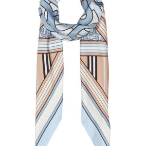 Burberry  Montage-print silk scarf
