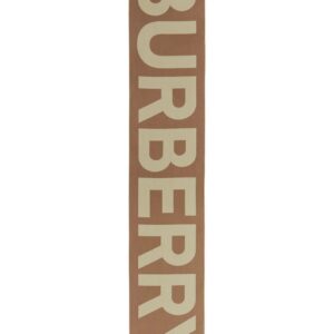 Burberry  logo wool jacquard scarf