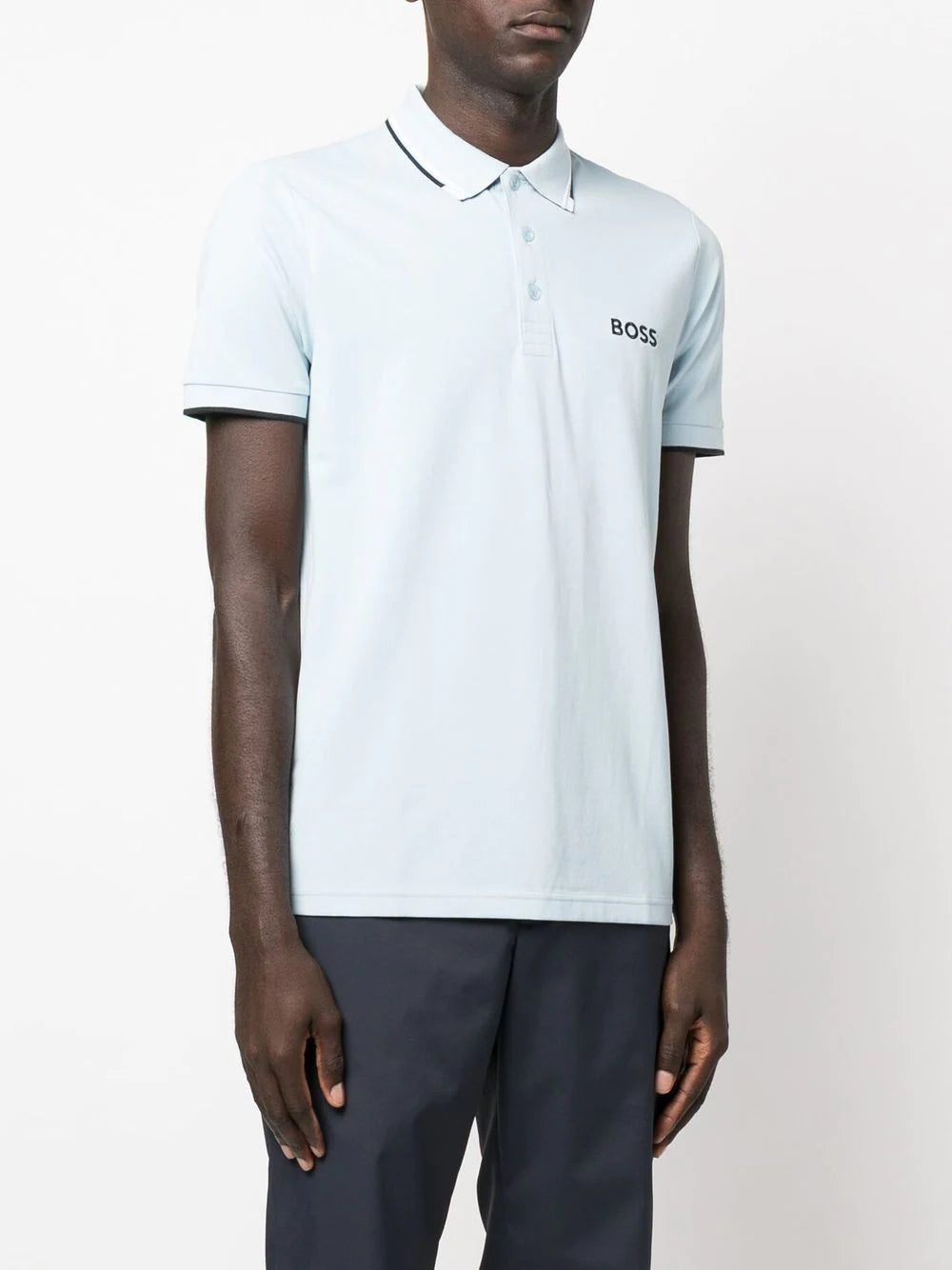 BOSS embroidered-logo polo shirt - Image 3