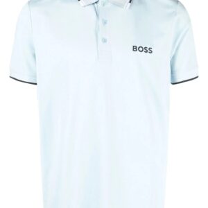 BOSS  embroidered-logo polo shirt