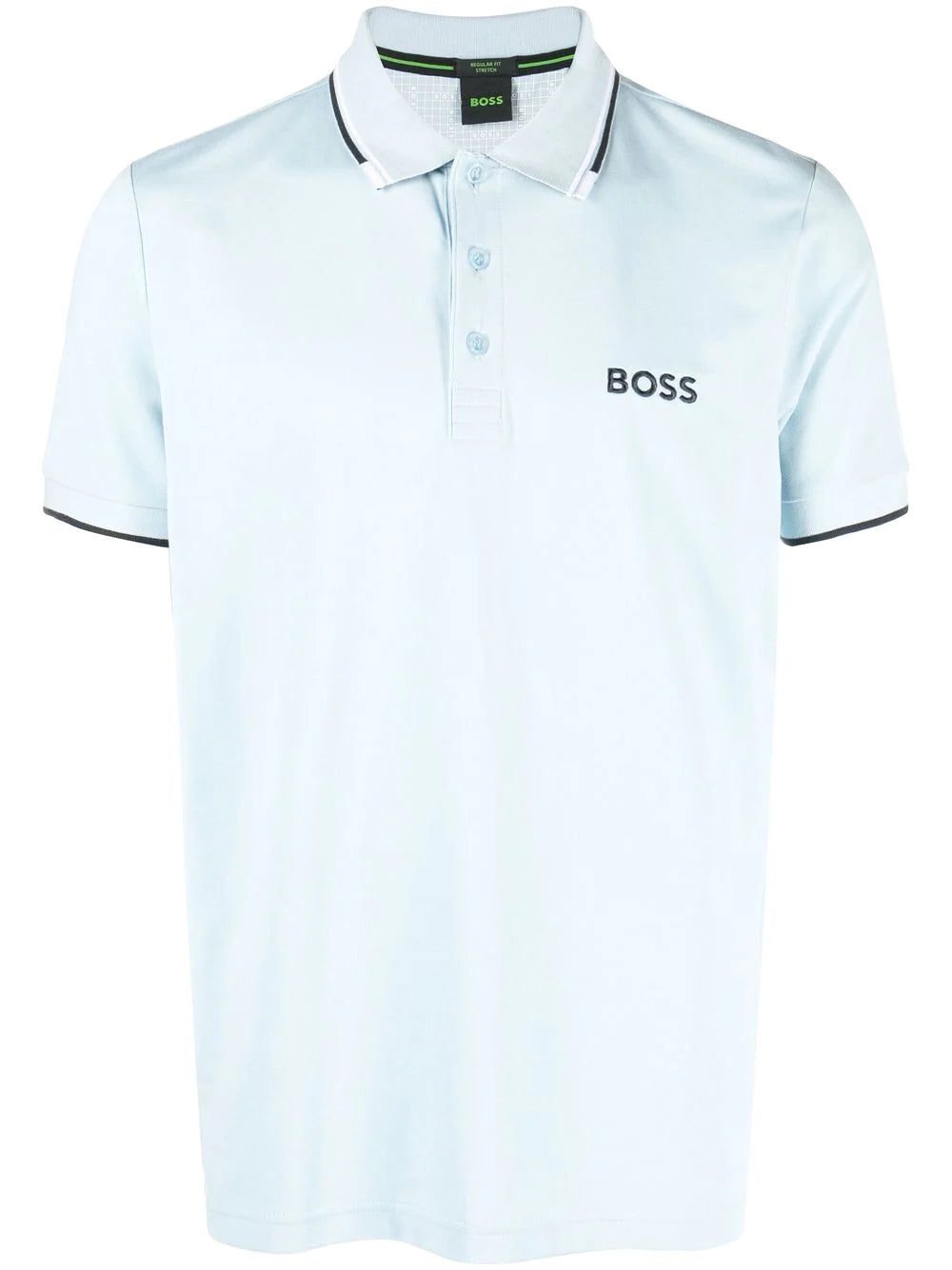 BOSS embroidered-logo polo shirt