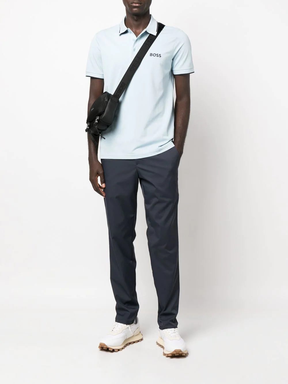 BOSS embroidered-logo polo shirt - Image 2