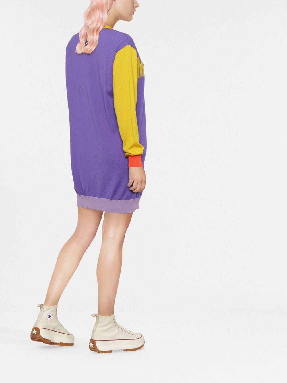 Moschino logo-intarsia jumper dress - Image 3