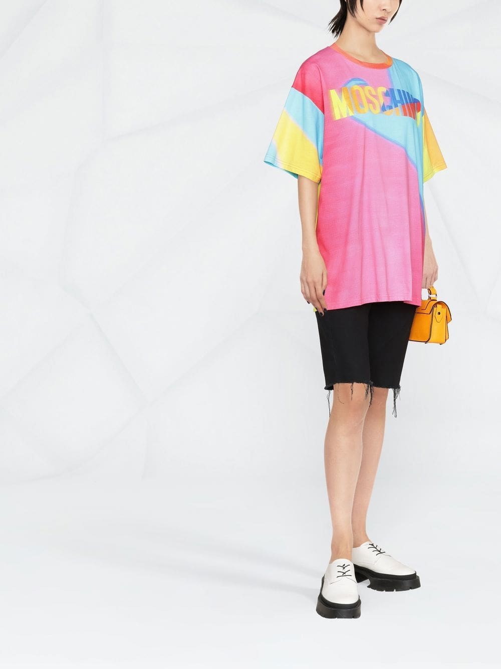 Moschino logo-print oversized T-shirt - Image 4