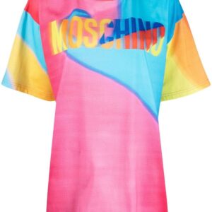 Moschino logo-print oversized T-shirt