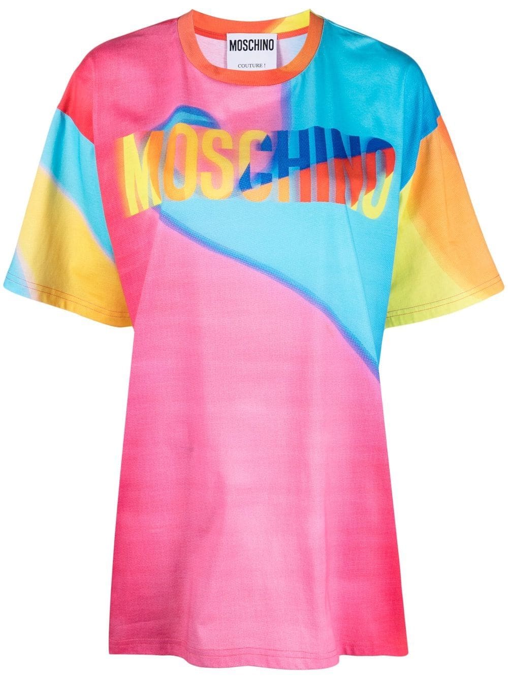 Moschino logo-print oversized T-shirt