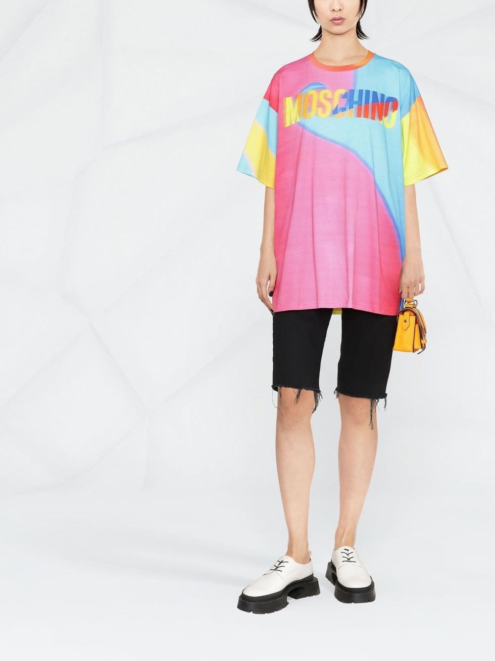 Moschino logo-print oversized T-shirt - Image 2