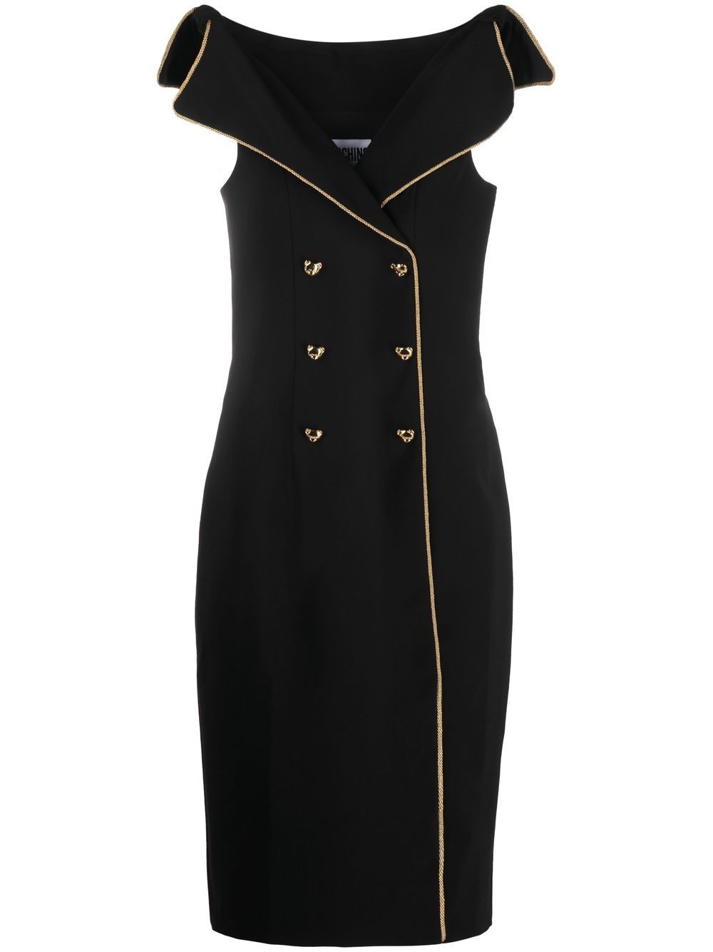Moschino Teddy-button double-breasted pencil dress - Image 2