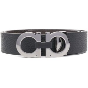 Ferragamo textured-finish buckle belt