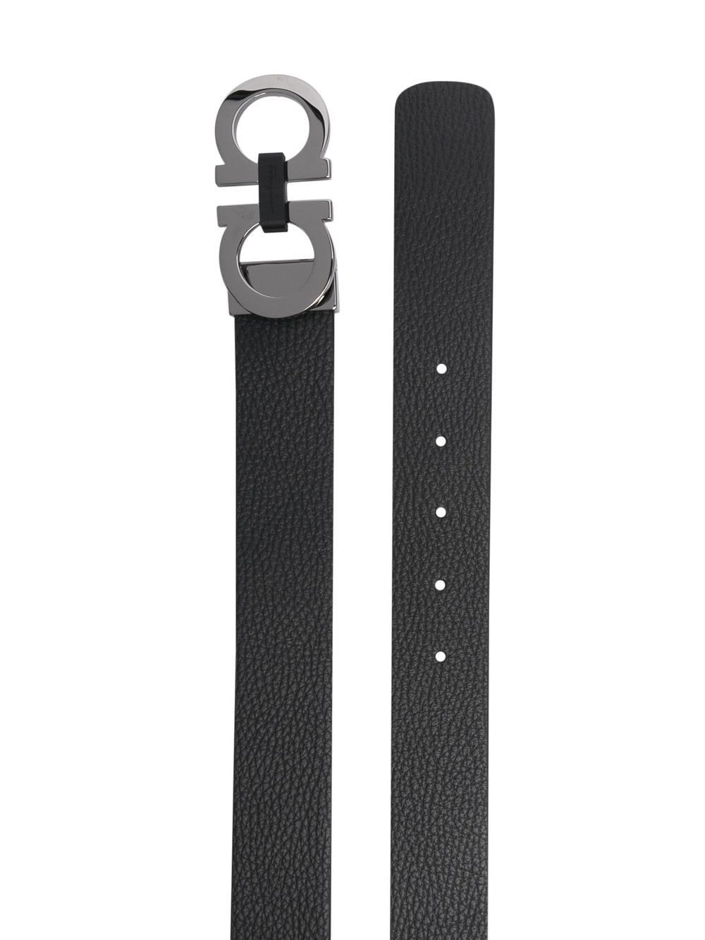 Ferragamo textured-finish buckle belt - Image 2