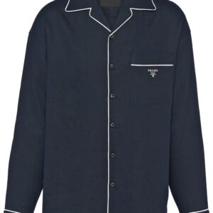 Prada  piped linen shirt