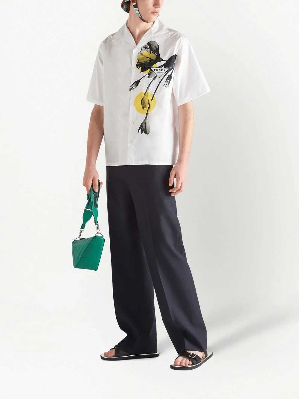 Prada floral-print short-sleeved shirt - Image 2