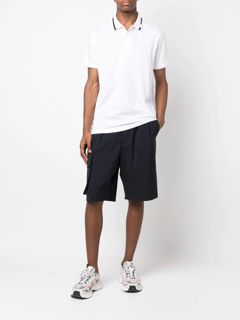 Tommy Hilfiger logo-print cotton polo shirt