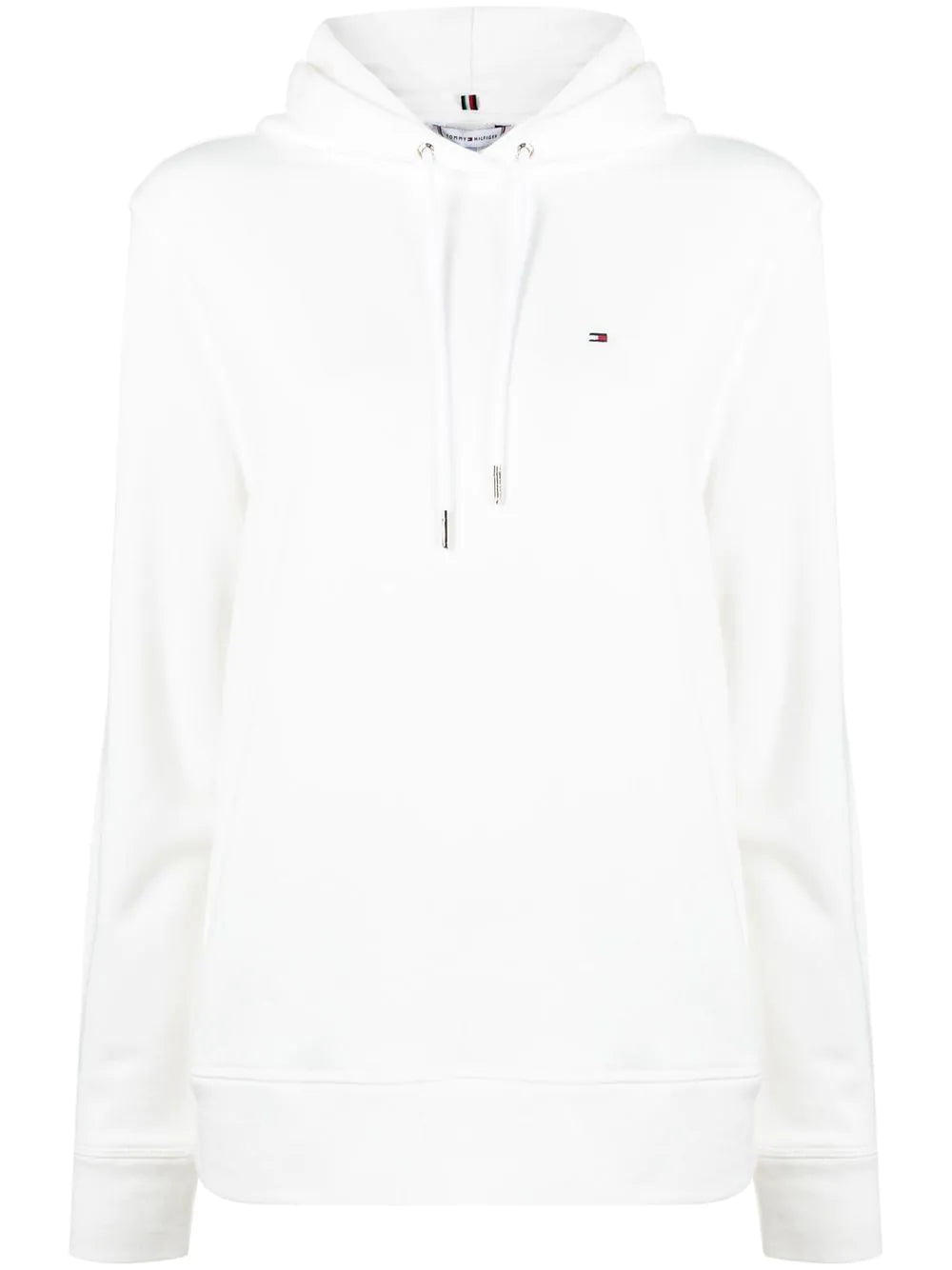 Tommy Hilfiger logo-embroidered drawstring hoodie
