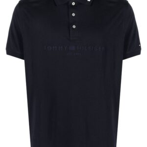 Tommy Hilfiger logo-print cotton polo shirt