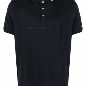 Tommy Hilfiger logo-print cotton polo shirt