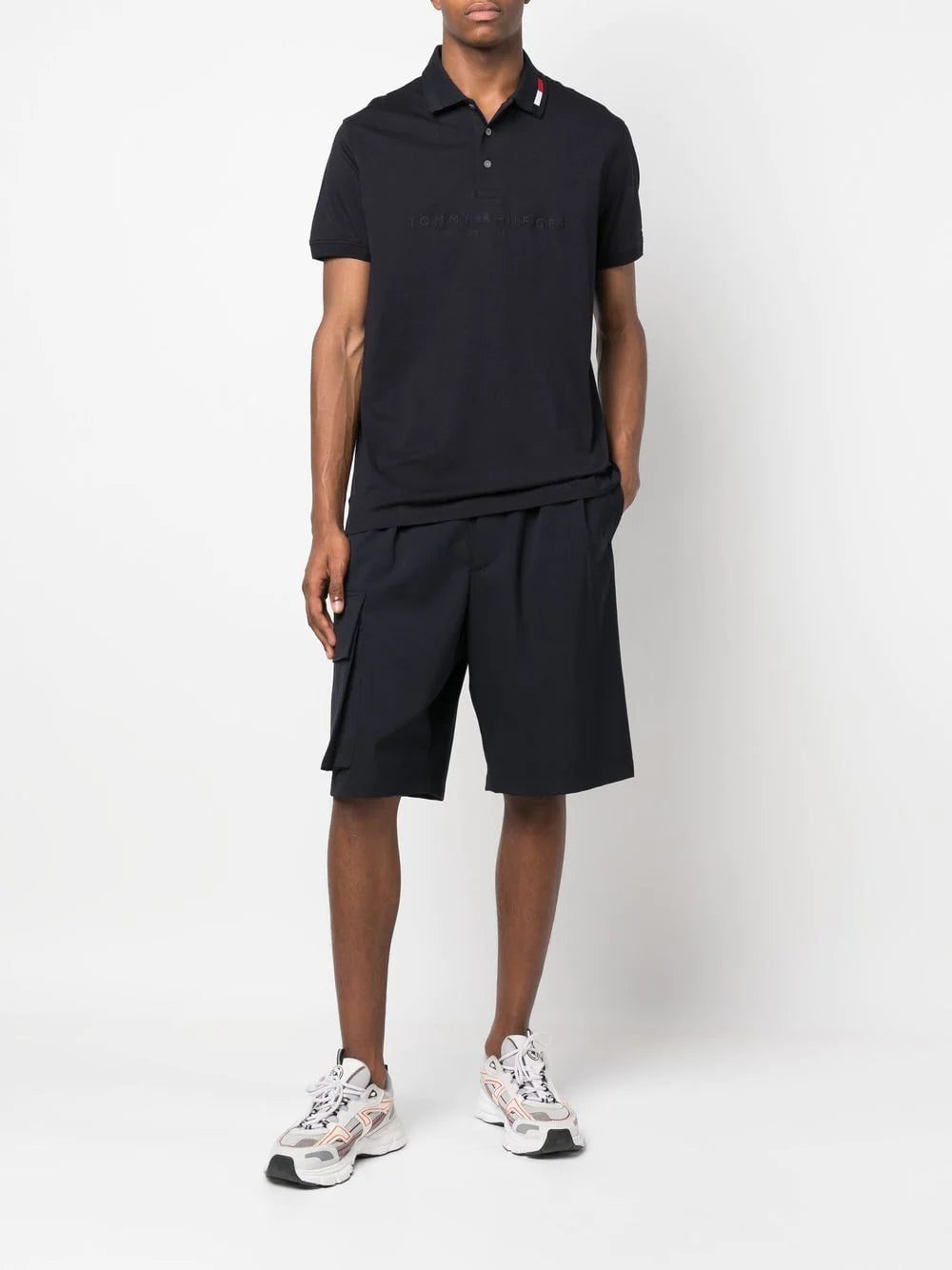 Tommy Hilfiger logo-print cotton polo shirt - Image 2