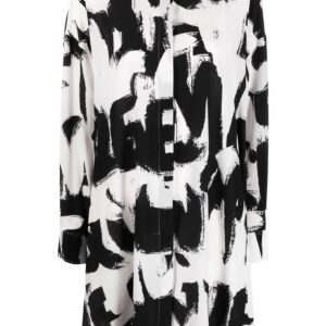 Alexander McQueen  graffiti-print shirt dress