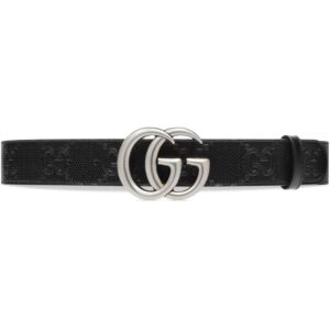 Gucci GG Marmont embossed belt