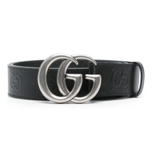 Louis Vuitton GG Marmont embossed belt
