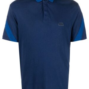 Armani Exchange contrast-collar polo shirt
