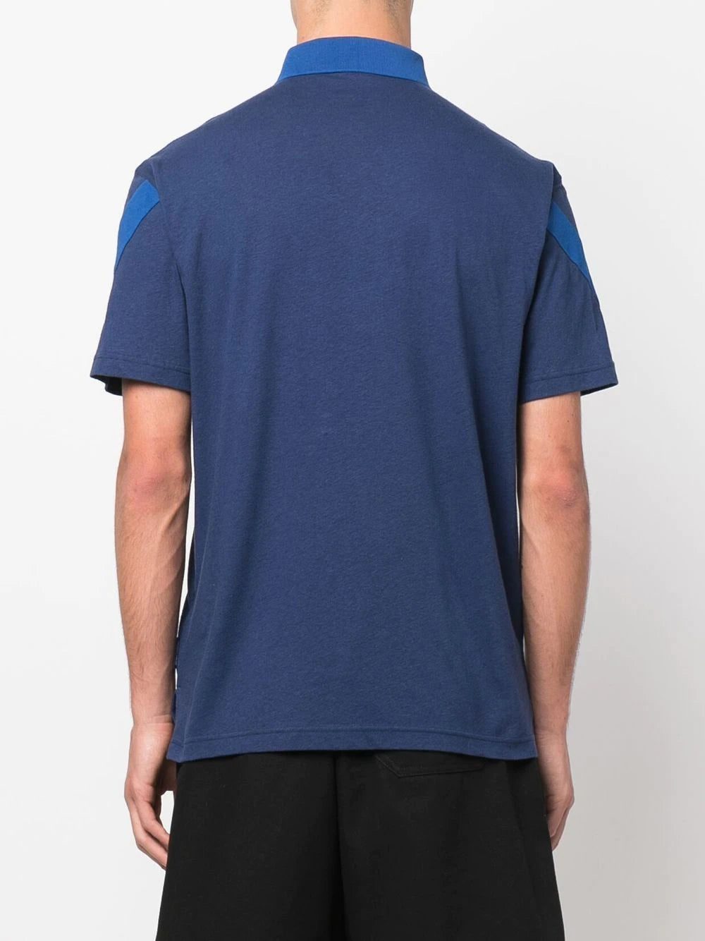 Armani Exchange contrast-collar polo shirt - Image 4