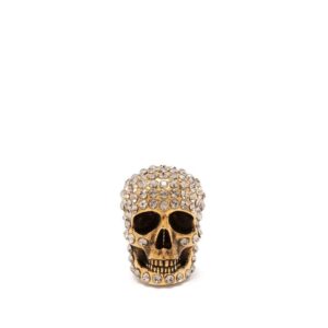 Alexander McQueen  crystal-embellished skull earring