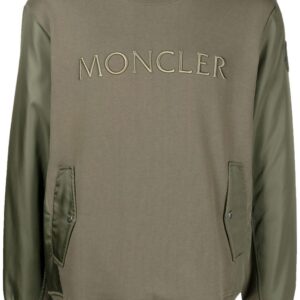 Moncler  logo-print cotton sweatshirt