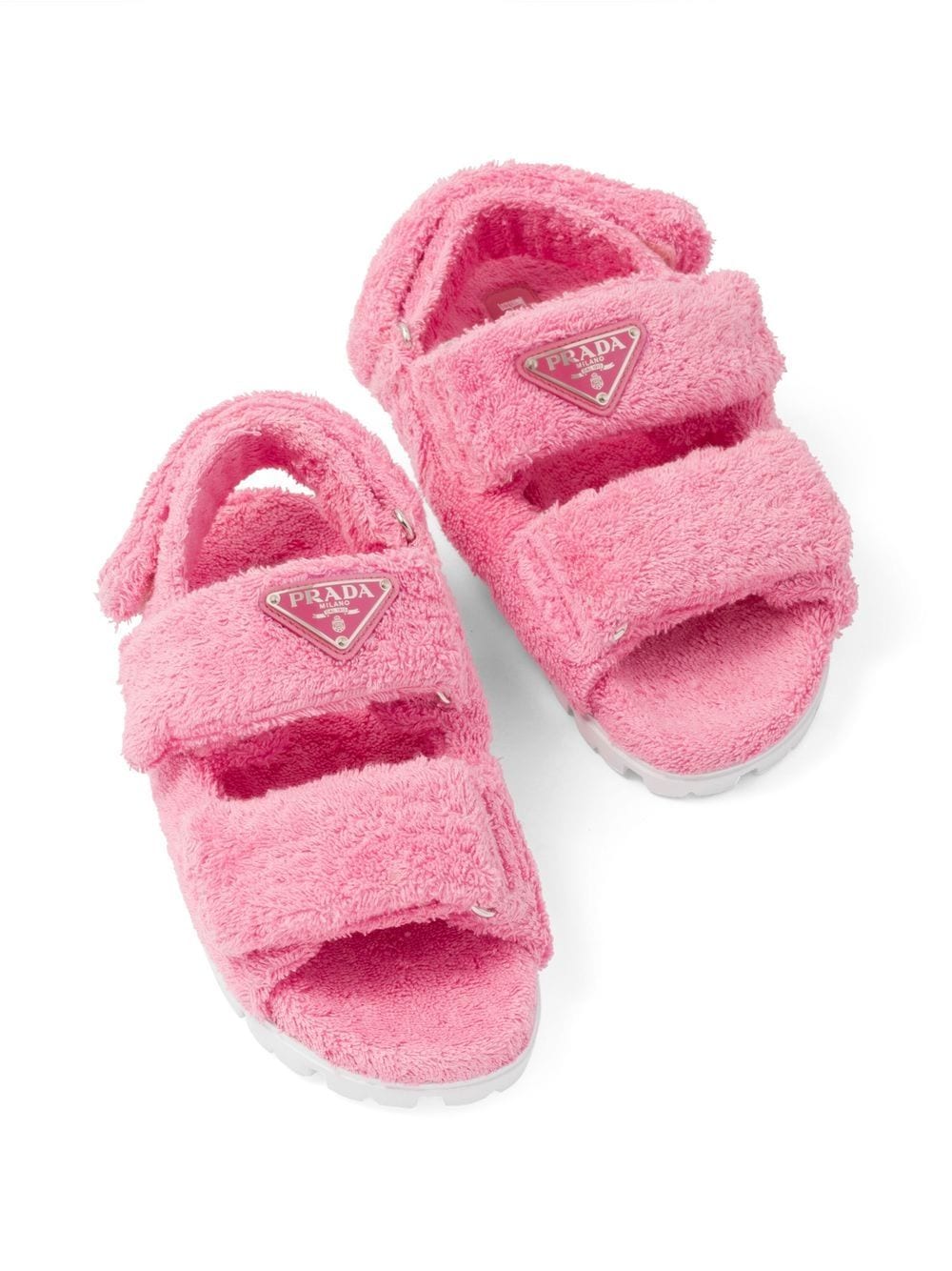 Prada terrycloth slingback sandals - Image 4