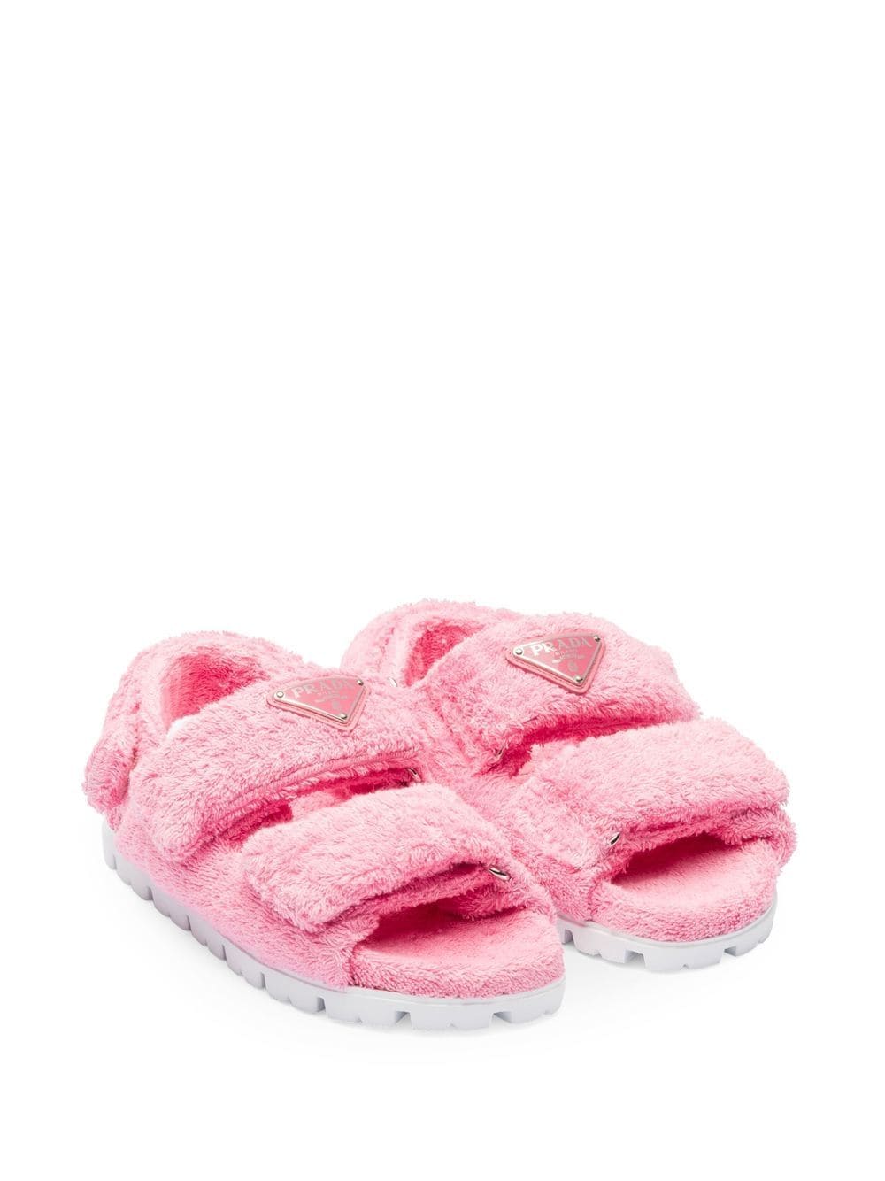 Prada terrycloth slingback sandals - Image 2
