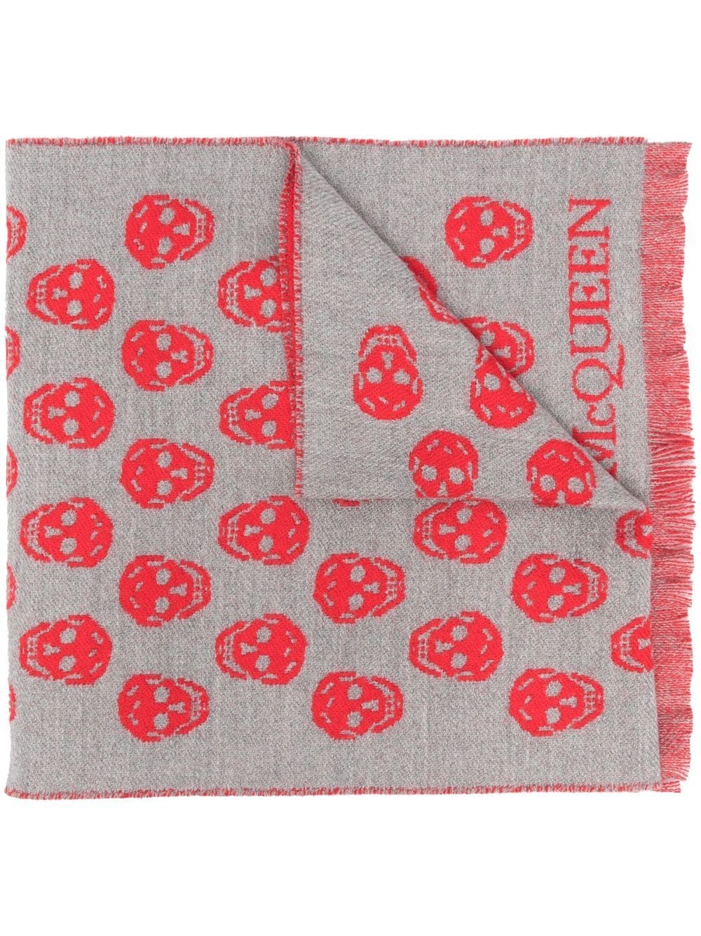 Alexander McQueen all-over skull-print scarf