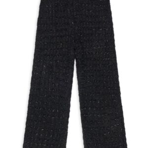 Balenciaga  tweed straight-leg cut trousers