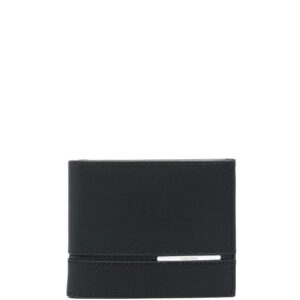 Calvin Klein logo-plaque leather wallet