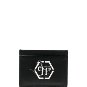 Philipp Plein French hexagon-print cardholder